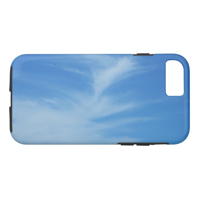 Blue Sky with White Clouds Abstract Nature Photo Case-Mate iPhone Case (Back (Horizontal))