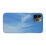 Blue Sky with White Clouds Abstract Nature Photo iPhone 11 Pro Case