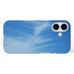 Blue Sky with White Clouds Abstract Nature Photo iPhone 16 Case