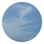 Blue Sky with White Clouds Abstract Nature Photo Eraser