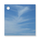 Blue Sky with White Clouds Abstract Nature Photo Favor Tags