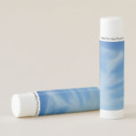 Blue Sky with White Clouds Abstract Nature Photo Lip Balm