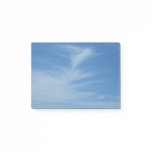 Blue Sky with White Clouds Abstract Nature Photo Post-it Notes