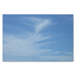 Blue Sky with White Clouds Abstract Nature Photo Tissue Paper