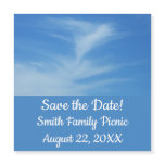Blue Sky with White Clouds Save the Date