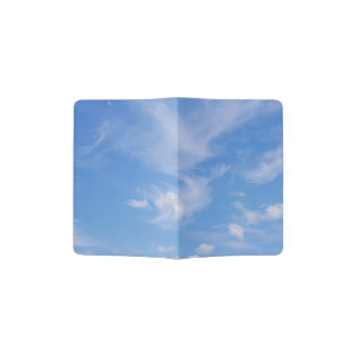 Blue Sky With Wispy Clouds Passport Holder