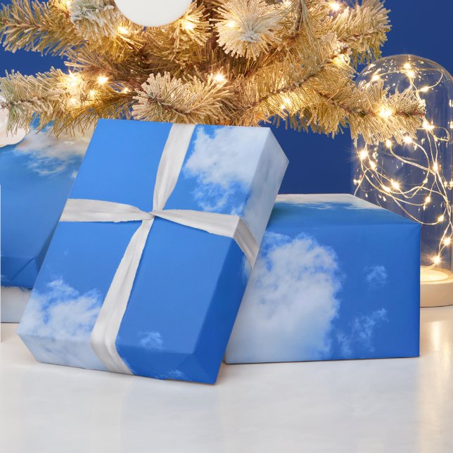 Blue Sky Wrapping Paper (Holidays)