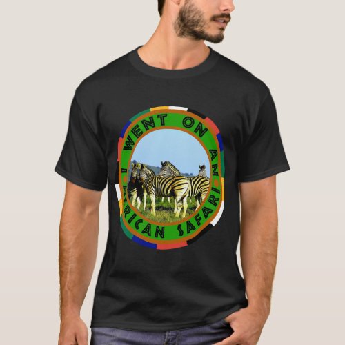 Blue Sky Zebra safari T-Shirt