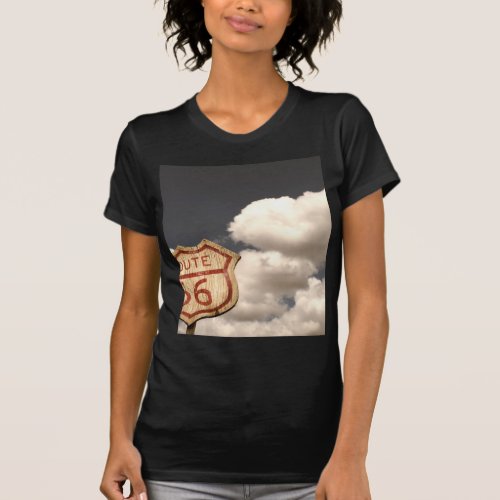 Blue Skys on Route 66 T_Shirt