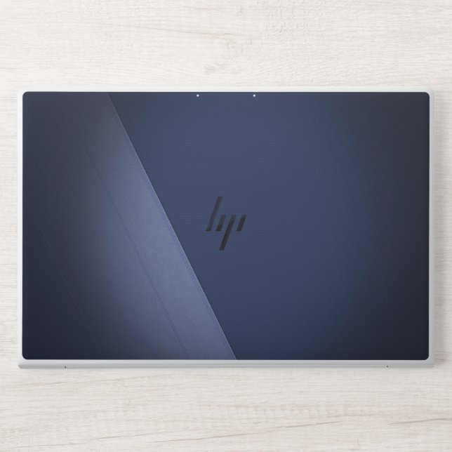 blue sliver line leather HP EliteBook 850 G5/G6,  HP Laptop Skin (Front)