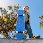 Blue Smile Pattern Skateboard<br><div class="desc">Blue Smile Pattern Skateboard</div>