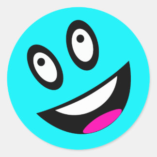 1,000+ Blue Smiley Face Stickers and Blue Smiley Face Sticker Designs ...