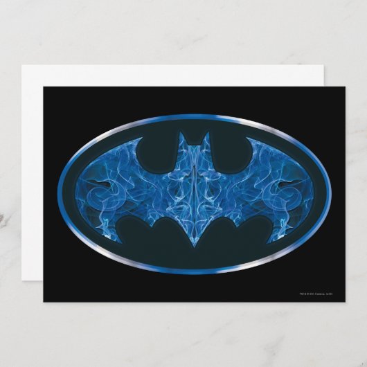 Blue Smoke Bat Symbol (Front/Back)