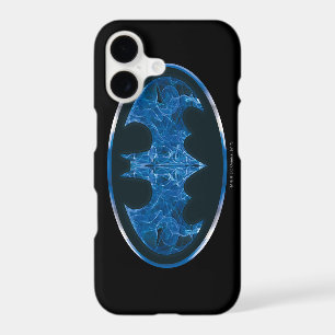 Blue Smoke Bat Symbol iPhone 17 Case