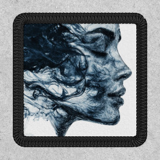Blue Smoke Face Patch