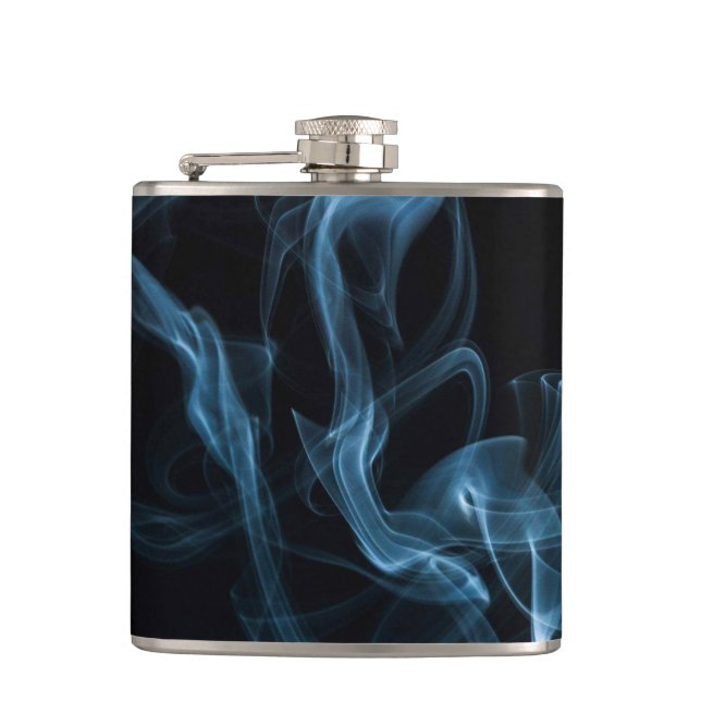 Blue Smoke Flask (Front)