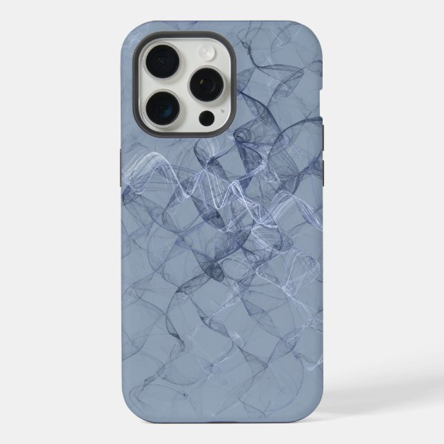 Blue Smoke Iphone Case (Back)