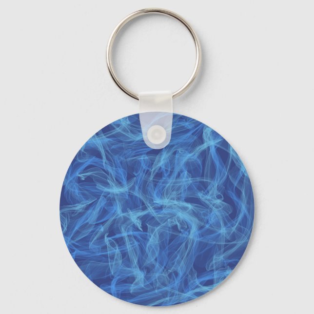 Blue Smoke Keychain (Front)