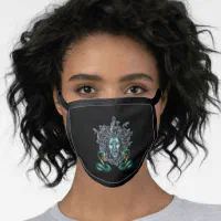 Blue Snake Medusa Gorgon Face Mask