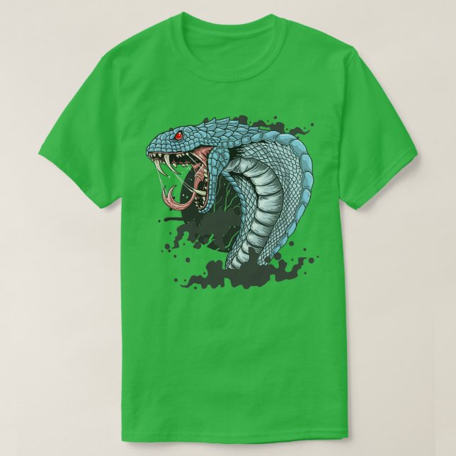 BLUE SNAKE T-Shirt (Design Front)