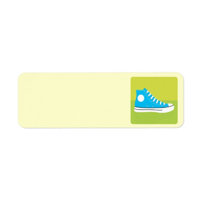 Blue Sneaker Label (Front)
