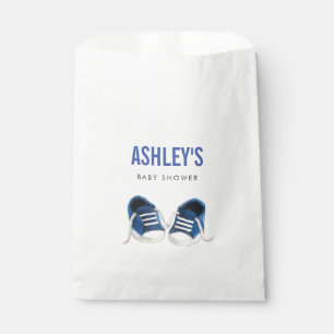 Blue Sneakers Baby Shower Favor Bag Treat Sacks