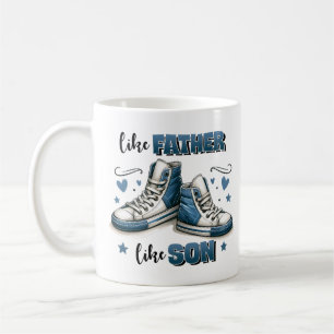Blue Sneakers Like Father, Like Son Coffee Mug