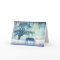 Blue Snow Horse Christmas Holiday Card