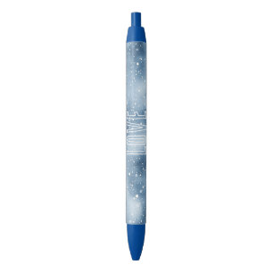 Blue Snow Pen