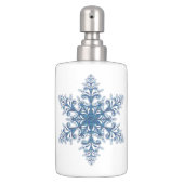 Blue Snowflake Bath Set (Front)