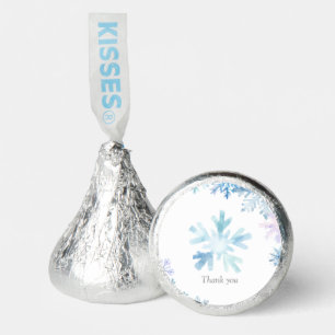 Blue Snowflake Candy Favors for Winter Wonderland