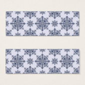 Blue Snowflake Damask Pattern (Front & Back)