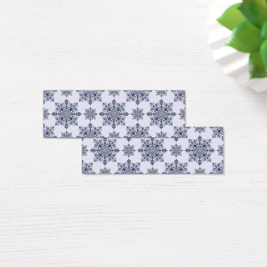 Blue Snowflake Damask Pattern (Desk)
