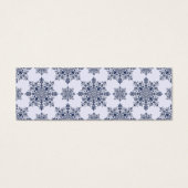 Blue Snowflake Damask Pattern (Front)
