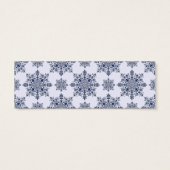 Blue Snowflake Damask Pattern (Back)