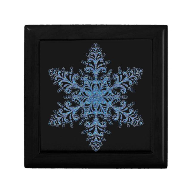 Blue Snowflake Gift Box (Front)