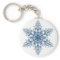 Blue Snowflake Key Chain