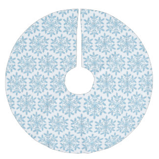 Blue Snowflake Tree Skirt
