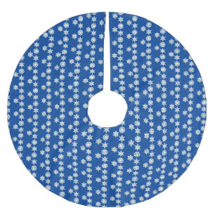 Blue snowflake Tree Skirt