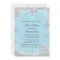 Blue Snowflake Winter Wonderland Sweet 16 Invite