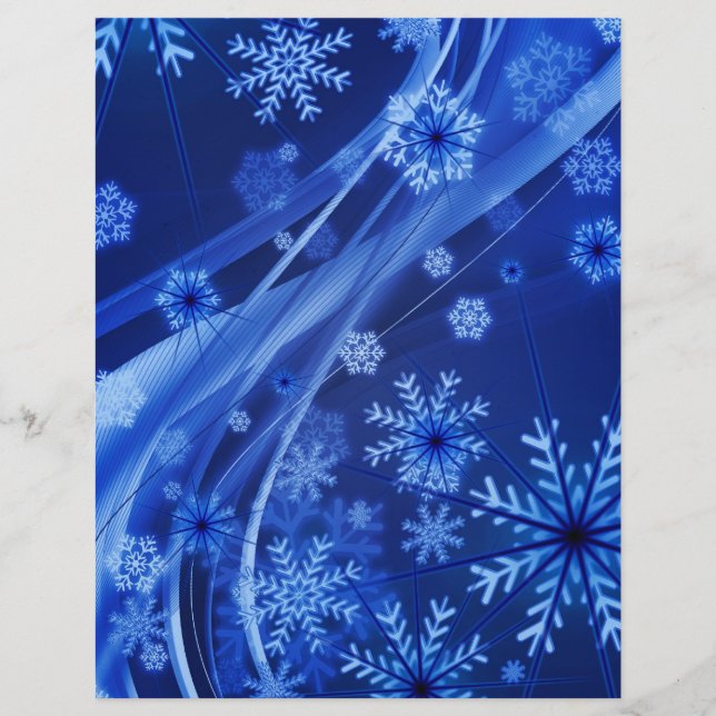 Blue Snowflakes (Front)