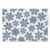 Blue snowflakes (Front Horizontal)