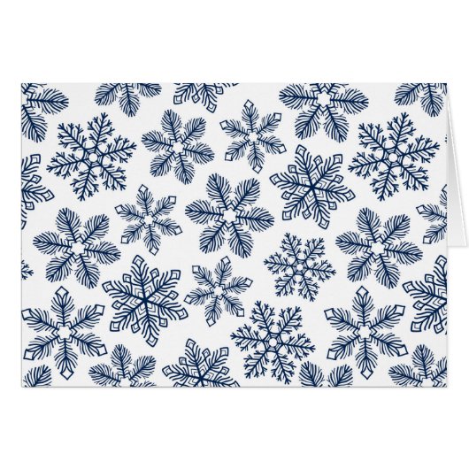 Blue snowflakes (Front Horizontal)