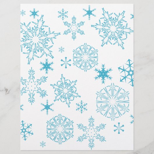 blue snowflakes (Front)