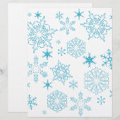 blue snowflakes (Front/Back)