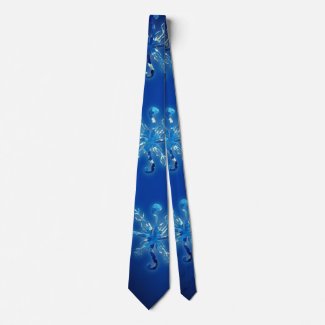 Blue snowflakes