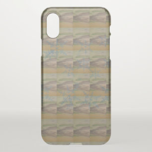 Blue Snowflakes on the Seashore  iPhone XS Case