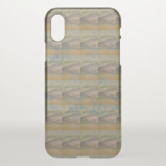 Blue Snowflakes on the Seashore  iPhone XS Case