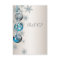 Blue Snowflakes Ornaments Christmas Party RSVP