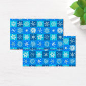 Blue Snowflakes Pattern (Desk)